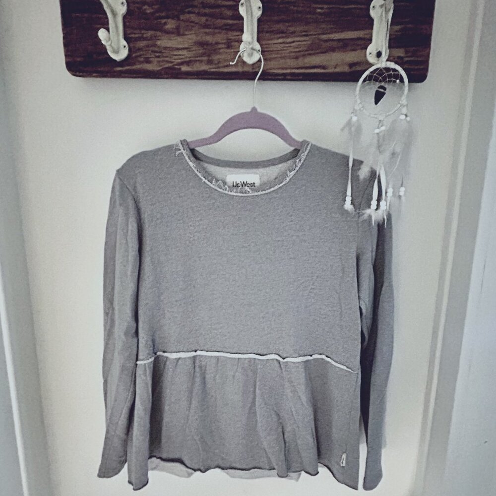 UpWest - xs Peplum Sweatshirt